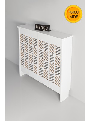 Feyza Design Petek Önü Kaplama Dresuar 80 cm Beyaz - Antre Mobilyası