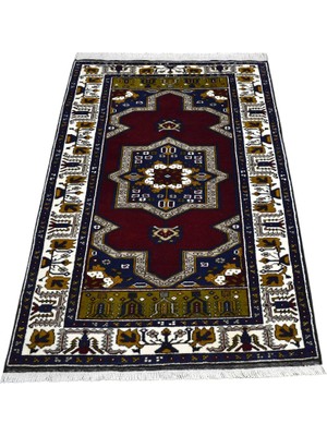 Zehra Abla Halı Yeni El Dokuması Benzersiz Tek Göbek Yahyalı Yün Halı 7158