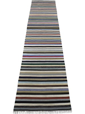 Zehra Abla Halı El Dokuma Ender Bukleli Pamuklu Devasa Boyut Yörük Yolluk Kilim 7138