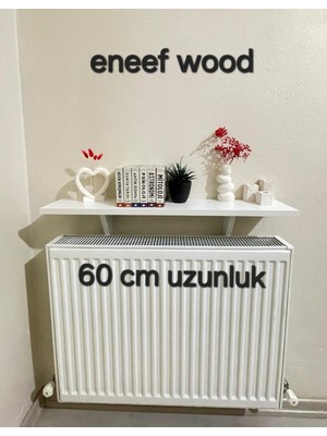 Feyza Design Petek Üstü Raf 60X15 - Beyaz Ev & Mobilya Ürünü