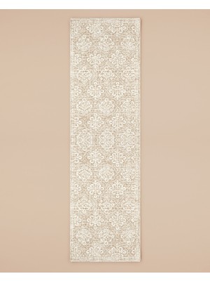 English Home Nerba Halı 80X300 cm Krem