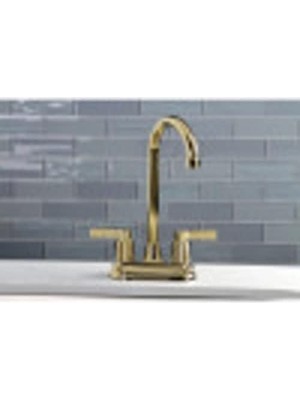 KB8497NDL Nuvofusion 4 " Bar Musluk, Fırçalanmış Pirinç