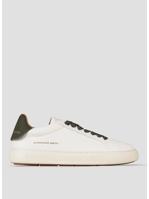 Alexander Smith Beyaz - Haki Erkek Sneaker Soho