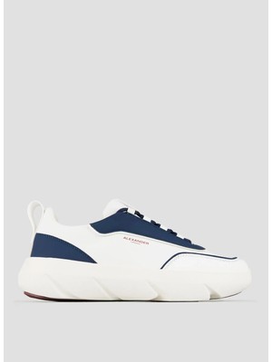 Alexander Smith Beyaz - Lacivert Erkek Sneaker Eclıpse
