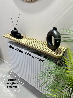 Feyza Design Yüksekliği 86 Cm, 18 cm Genişlikte Oval Kesim Tak Çıkar Raf ve Dresuar