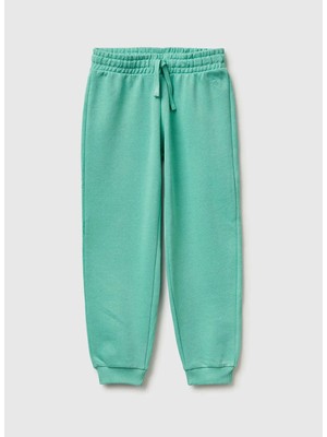 Benetton Lastikli Paça Mint Kız Çocuk Eşofman Altı 3J68CF02H