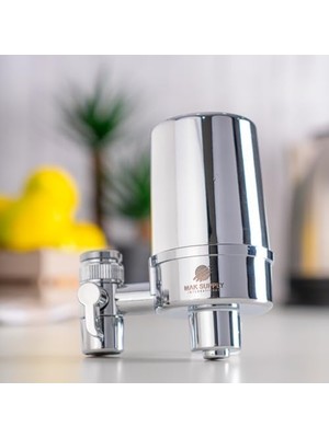 Mak Supply Mutfak Musluk Su Filtresi, Su Arıtma Cihazı Kloru ve Koku Azaltır