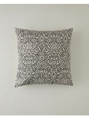 English Home Mirena Kırlent Kılıfı 45X45 cm Siyah - Beyaz