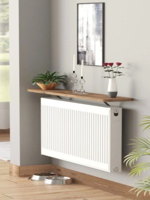 Feyza Design Yüksekliği 10 Cm, Genişliği 80 cm Oval Petek Üstü Raf