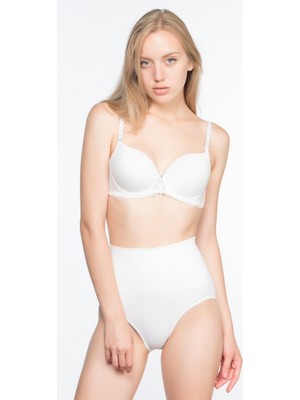 Marsilyan- Beyaz Mı Emay 2021 Double Düşük Bel Slip Korse