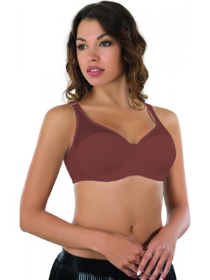 Marsilyan- Bordo Mı Emay 167C Pedli Tül Toparlayıcı Sütyen