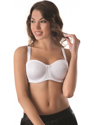 Marsilyan- Siyah Mı Emay 159 B Balenli Straplez Toparlayıcı Sütyen