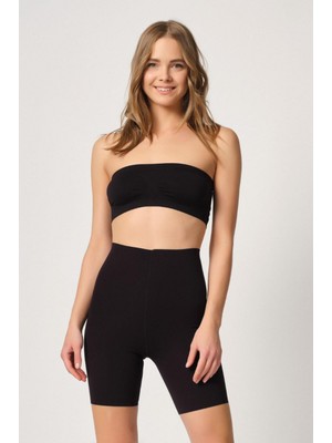 Marsilyan- Siyah Mı Emay 2707 Lazer Yüksek Bel Paçalı Korse