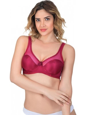 Marsilyan- Bordo Mı Emay 169 C Basic Balenli Toparlayıcı Sütyen