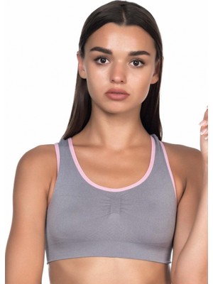 Marsilyan- Gri Pembe Mı Emay 4024 Double Toparlayıcı Büstiyer
