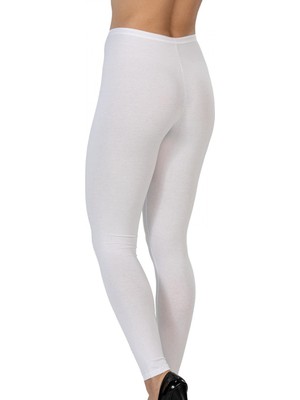 Marsilyan- Beyaz Mı Emay 1432 Modal Cotton Uzun Tayt