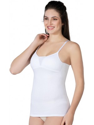 Marsilyan- Beyaz Mı Emay 1412 Modal Cotton Kaplı Atlet