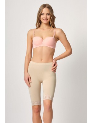 Marsilyan- Ten Mı Emay 3004 Soft Uzun Paça Dantel Boxer