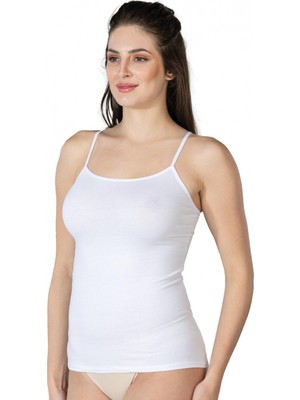 Marsilyan- Beyaz Mı Emay 1410 Modal Cotton Ince Askılı Atlet