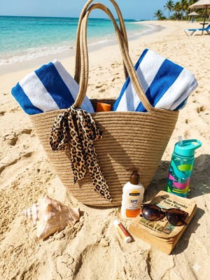 Bayram Taşçıoğlu Home Desing Büyük boy. Leopar Fularlı Günlük,tatil,plaj, Hediyelik Hafif Şık Çanta. Günlük Çanta,kol Çanta,plaj Çanta