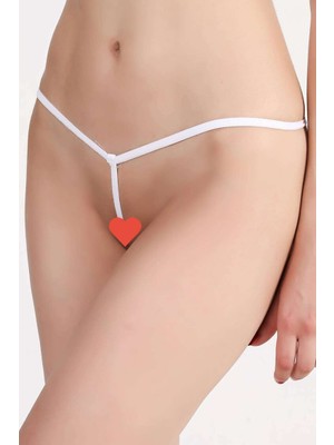 Çamaşır Kenti Beyaz Fantazi Ip Tanga BRF1134