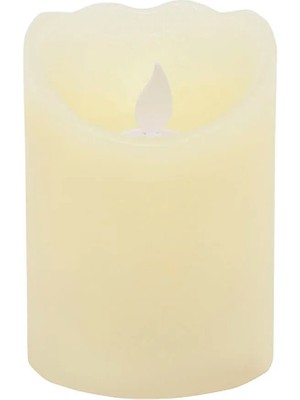 Yargıcı Led Pilli Plastik Mum (8x12 cm)
