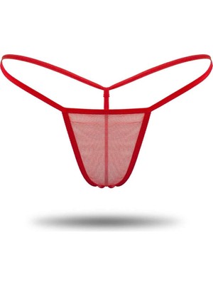 Çamaşır Kenti Kırmızı Tül Tanga BRF1115