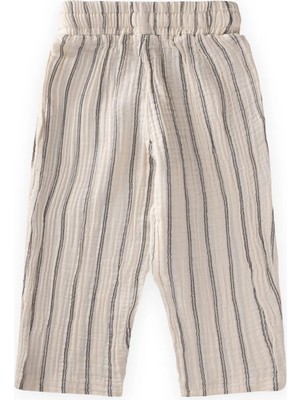 Müslin Pantolon 1-10 Yaş Çift Çizgili