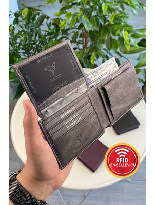 Garbalia Jackson Hakiki Deri Desenli Cüzdan Çıtçıtlı Kapama ile Küçük Boy 11 cm