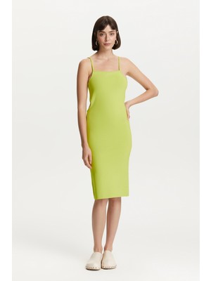 Askılı Dar Kesim Mini Elbise