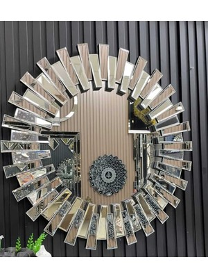 Feyza Design Gümüş Aynalı Dresuar 80 cm Beyaz Ev & Mobilya Ürünü