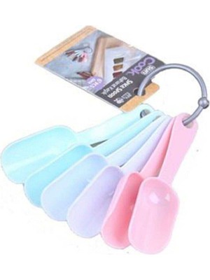 MiraLive 6 Lı Plastik Baharat Kaşığı