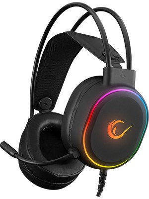 Rampage ROGUE Siyah USB 7.1 Surround RGB Ledli Gaming Esnek Mikrofonlu Oyuncu Kulaklık