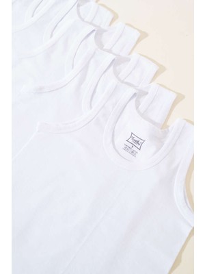 Tutku Erkek Çocuk Atlet %100 Pamuk 6lı Paket