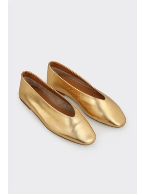 Elle Gold Deri Kadın Günlük Ayakkabı