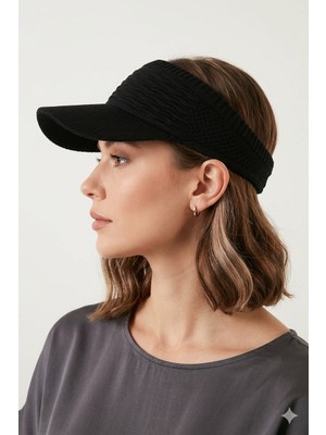 mercantoptan Yazlık Örgü Dokulu Kadın Vizör Şapka - Spor Stil