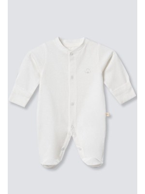 CiccimBaby Ciccim Baby Tulum Patikli Pamuklu Ekru