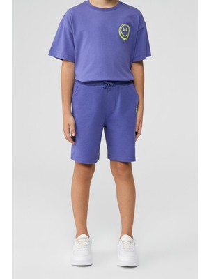 NBT Jeans Bg Store Erkek Çocuk Mor Şort