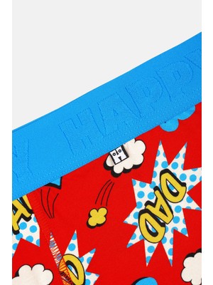 Happy Socks - Süper Baba Temalı Boxer