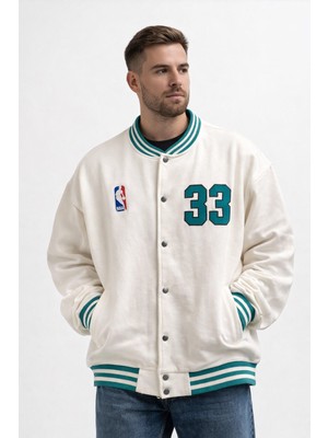 Oversize Bomber Kolej Ceket Unisex