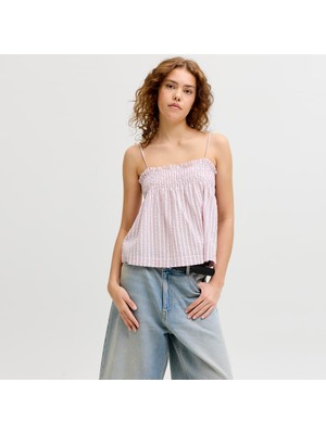 Jack & Jones Kadin Kare Yaka Kolsuz Bluz - Zoe