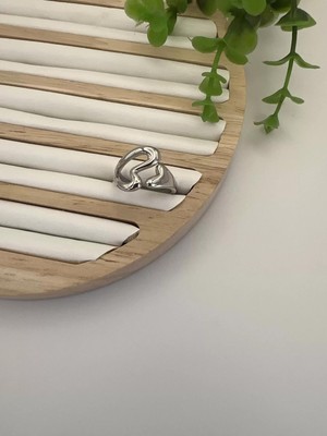 Badiva.co Ayarlanabilir Kalpli Vıp Yüzük (Gümüş)