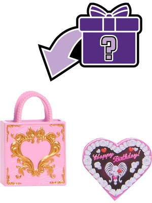 Barbie MONSTER HIGH® HAVALI DOĞUM GÜNÜ™ CUPID ASTERIA™ Bebek JBG77 | Parti elbisesi giyen ve bir elinde balon, diğer elinde hediyesini tutan Cupid Asteria bebek