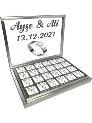 Blackeye Chocolate Söz Nişan Nikah Çikolatası (72 Adet Madlen Çikolata)