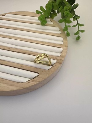 Badiva.co Ayarlanabilir Kalpli Vıp Yüzük (Gold)