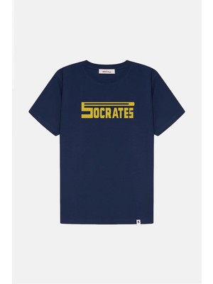 Socrates Dergi 90'lar Forma Serisi Milano Premium T-Shirt - Lacivert