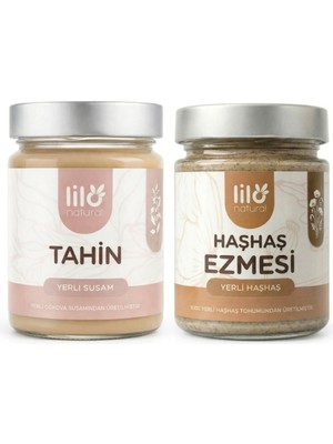Lilo Natural Tahin ve Haşhaş Ezmesi Seti