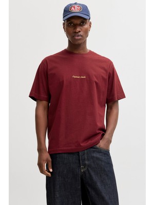 Jack & Jones Originals Jornorrebro % 100 Pamuk Regular Fit Bisiklet Yaka T Shirt Erkek T Shirt 12282892