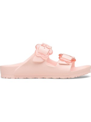 Birkenstock Arizona Kids Eva Flower Buckle Çift Bant Pembe Çocuk Terlik