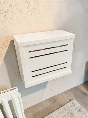 Modern Beyaz Modem Saklama Kutusu-Wifi-Modem-Sigorta Kutusu Saklama-Modem Saklama Rafı